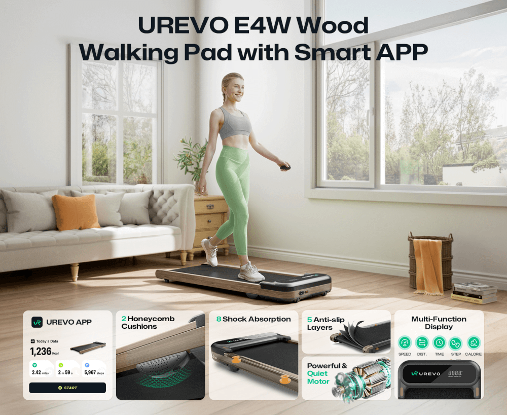 Ultimate Portable Walking Pad Experience Enhanced Comfort with Shock Absorption